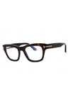 052 - dark havana/clear/blue-light block lens
