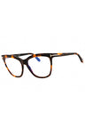 052 - dark havana/clear/blue-light block lens