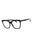 001 - shiny black/clear/blue-light block lens