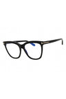 001 - shiny black/clear/blue-light block lens