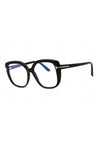 001 - shiny black/clear/blue-light block lens