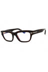 052 - dark havana/clear/blue-light block lens