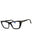 001 - Shiny black/clear/blue-light block lens