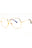 030 - shiny deep gold/clear/blue-light block lens
