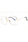 028 - shiny rose gold/clear/blue-light block lens