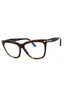 052 - dark havana/clear/blue-light block lens