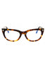 055 - coloured havana/clear/blue-light block lens