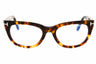 055 - coloured havana/clear/blue-light block lens