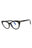 001 - shiny black/clear/blue-light block lens