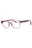 081 - shiny violet/clear/blue-light block lens