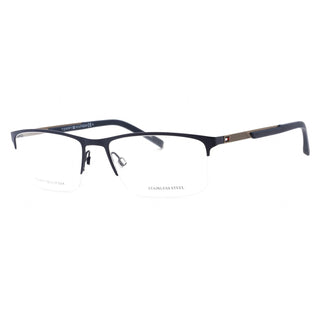 Tommy Hilfiger TH 1692 Eyeglasses MATTE BLUE RUTHENIUM/Clear demo lens-AmbrogioShoes