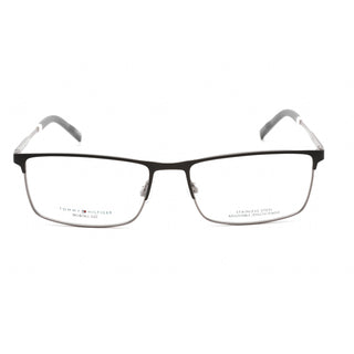 Tommy Hilfiger TH 1843 Eyeglasses Black Ruthenium / Clear Lens Unisex-AmbrogioShoes