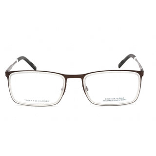 Tommy Hilfiger TH 1844 Eyeglasses GREY BROWN / Clear demo lens-AmbrogioShoes