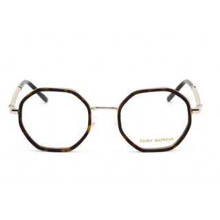 Tory Burch 0TY1075 Eyeglasses Dark Tortoise Pale Gold / Clear demo lens-AmbrogioShoes