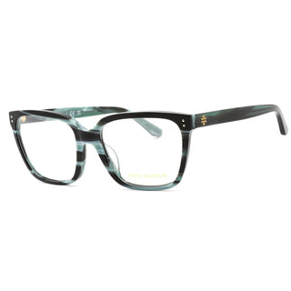 Tory Burch 0TY2120U Eyeglasses Sky Blue Horn/Clear demo lens-AmbrogioShoes