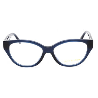 Tory Burch 0TY2123U Eyeglasses Milky Navy/Clear demo lens-AmbrogioShoes