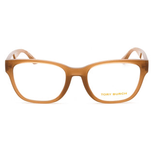 Tory Burch 0TY4010U Eyeglasses Milky Camel Brown/Clear demo lens-AmbrogioShoes