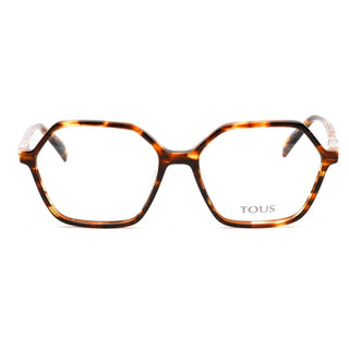 Tous VTOB31 Eyeglasses Shiny Brown Havana/Yellow / Clear Lens-AmbrogioShoes