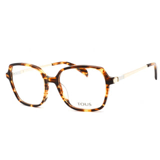 Tous VTOB33 Eyeglasses Shiny Brown Havana/Yellow / Clear Lens Unisex Unisex-AmbrogioShoes