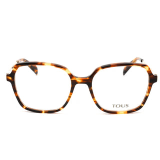 Tous VTOB33 Eyeglasses Shiny Brown Havana/Yellow / Clear Lens Unisex Unisex-AmbrogioShoes