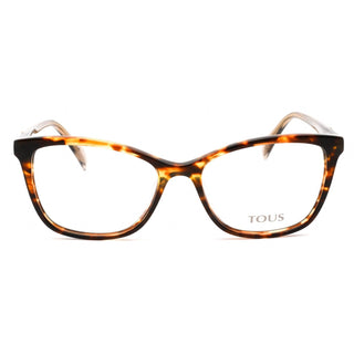 Tous VTOB36V Eyeglasses Shiny Brown Havana/Yellow / Clear Lens-AmbrogioShoes