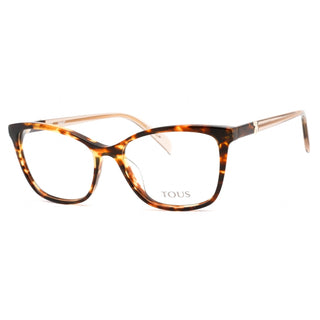 Tous VTOB36V Eyeglasses Shiny Brown Havana/Yellow / Clear Lens-AmbrogioShoes