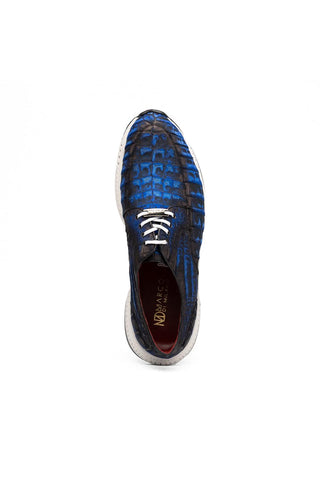 Tuscani Crocodile Derby - Electric Blue-Dellamoda