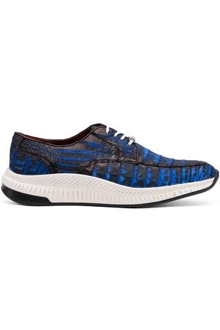 Tuscani Crocodile Derby - Electric Blue-Dellamoda