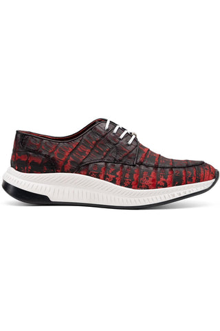 Tuscani Crocodile Derby - Rustic Red-Dellamoda