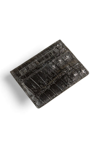 Tuzzi Uomo Crocodile Card Holder Sleeve Wallet-AmbrogioShoes