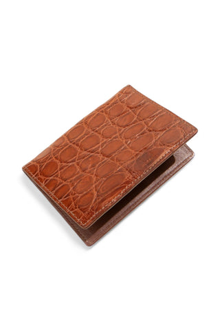 Tuzzi Uomo Crocodile Fold Card Wallet