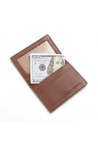 Tuzzi Uomo Crocodile Fold Card Wallet