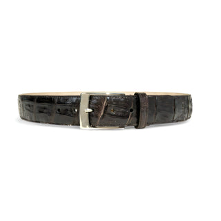 Tuzzi Uomo Men's Italian Genuine Exotic Crocodile Men's Luxury Belt (TZ1001)-AmbrogioShoes