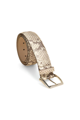 Tuzzi Uomo Men's Italian Genuine Python Men's Luxury Belt (TZ1003)-AmbrogioShoes