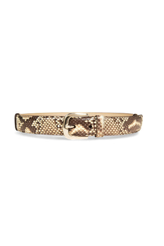 Tuzzi Uomo Men's Italian Genuine Exotic Python Men's Luxury Belts (TZ1005)-AmbrogioShoes