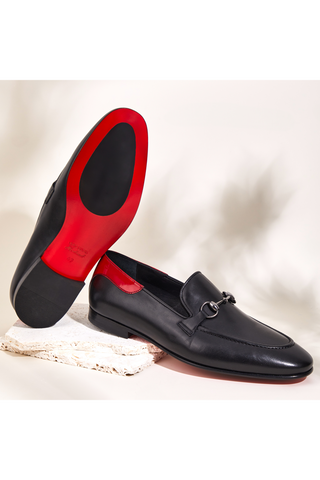 Vinci Maratea Leather Horse-Bit Loafer