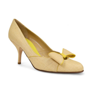 Valentino Beige Wedge Straw High-Heel Sandals (VALW03)-AmbrogioShoes