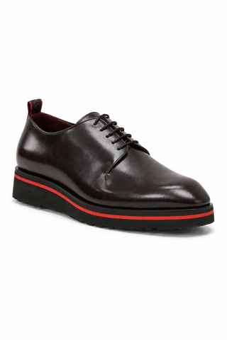 Valentino Dante Leather "V" logo Derby