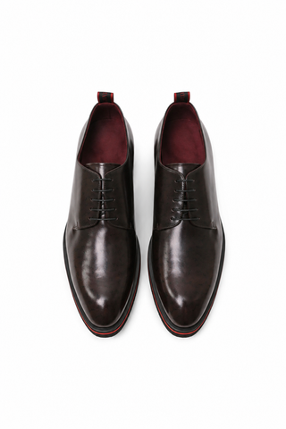 Valentino Dante Leather "V" logo Derby
