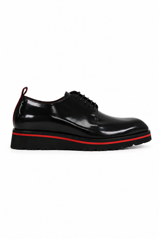 Valentino Dante Leather "V" logo Derby