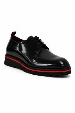 Valentino Dante Leather "V" logo Derby