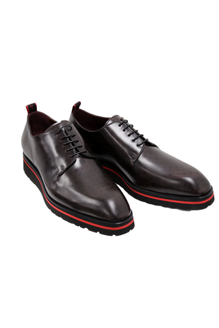 Valentino Dante Polished Leather "V" logo Derby (VAL1009)