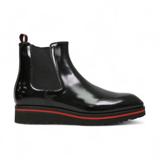 Valentino Dayton Polished Calf-Skin Leather Chelsea Boots (VAL1011)-AmbrogioShoes