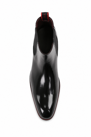 Valentino Dayton Polished Leather Chelsea Boots (VAL1011)