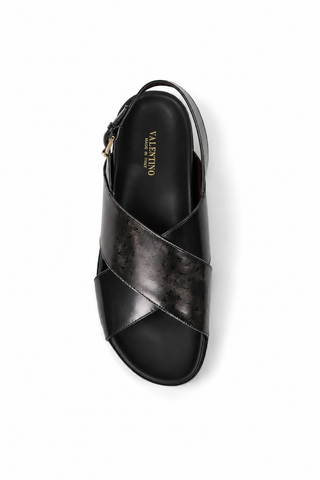 Valentino Sand V2 Polished Leather Sandals (VAL1007)