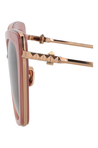 Valentino VLS CLOUDY POWDER PINK/ROSE GOLD Sunglasses