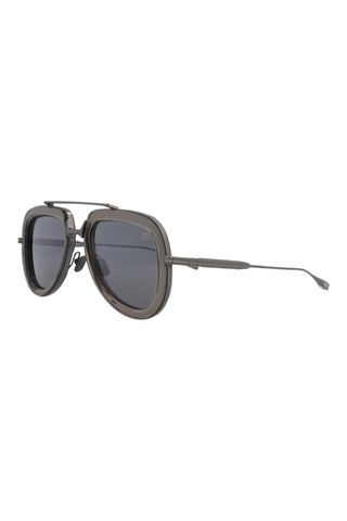 Valentino VLS CRYSTAL BLACK/BRUSHED BLACK Sunglasses