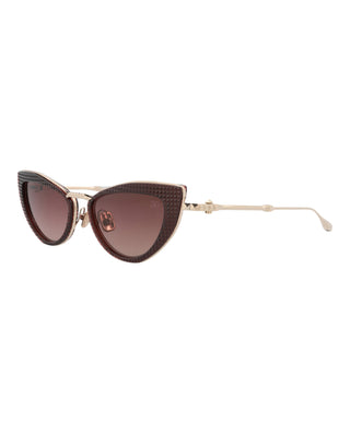 Valentino VLS CRYSTAL BORDEAUX/WHITE GOLD Sunglasses