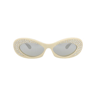 Valentino VLS IVORY/LIGHT GOLD Sunglasses
