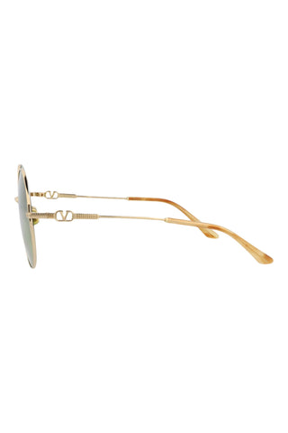 Valentino VLS LIGHT GOLD/LIGHT HAVANA Sunglasses
